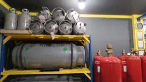 Stok bulk tank clean agent gas refill FM200 HFC-227ea dan novec FK5112